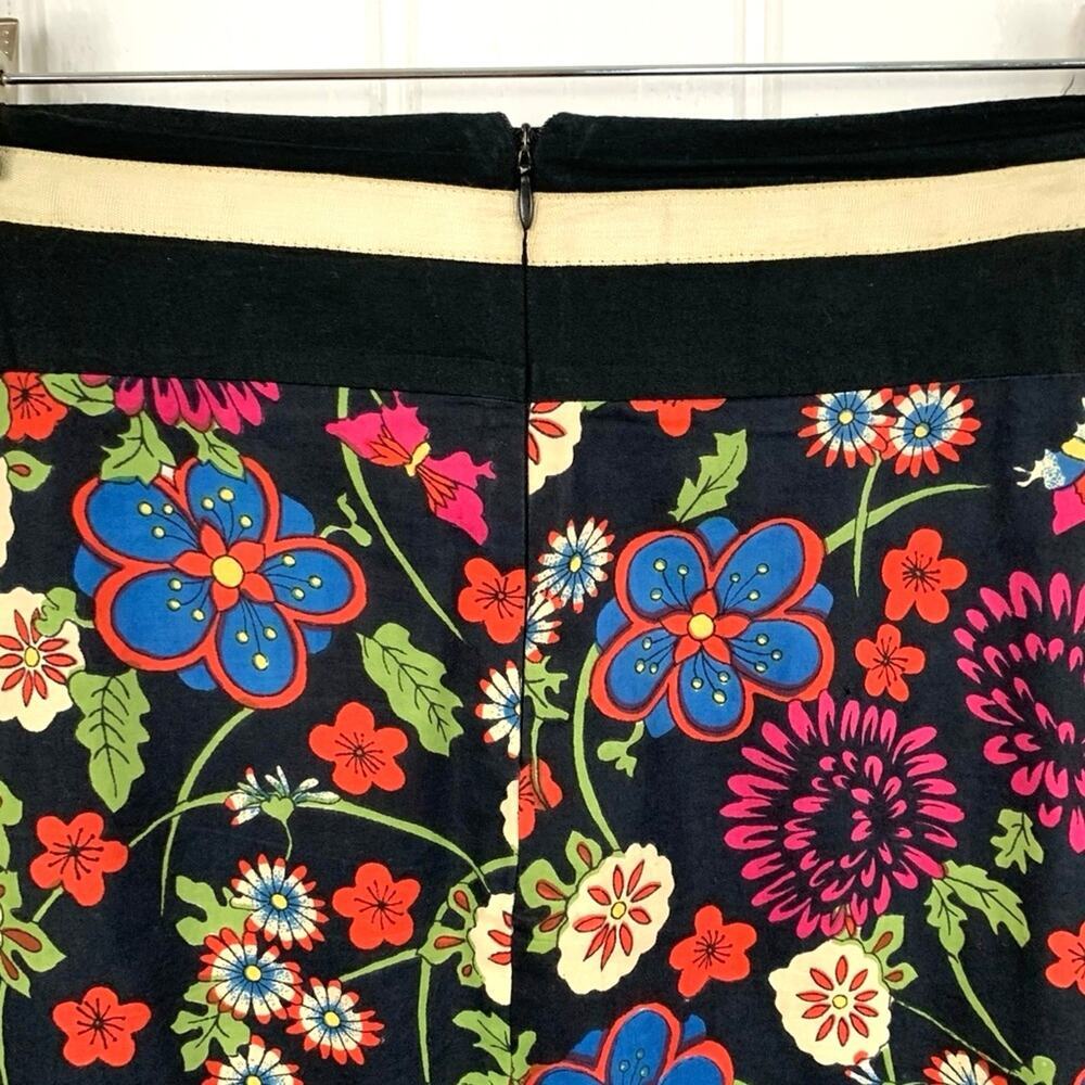 Mix Nouveau Retro Floral Mini Skirt Cottagecore Size 12 - Picture 6 of 8